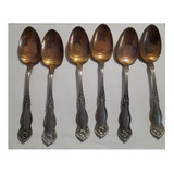 Set De 6 Muy Antiguas Cucharas De Te. Año 1910