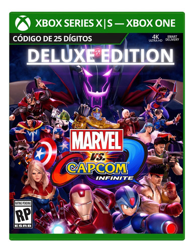 Marvel Vs Capcom Infinite Deluxe Xbox - Código De 25 Dígitos