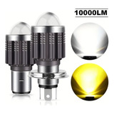 Foco Led P/moto O Motoneta H4 Y H6 Alta Y Baja Amarillo