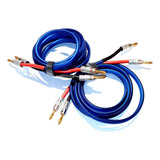 5m Cable Audio Hifi 12 Awg Ofc (par) Conector Nakamichi 