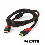 Cable Hdmi 1.5 Metros V1.4 Full Hd Mallado 2filtros 3d Ledtv