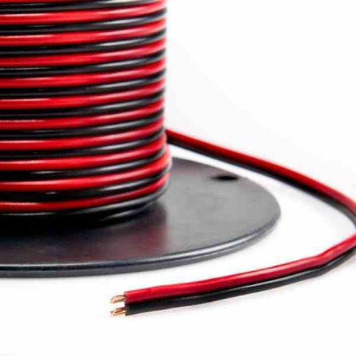 Por 50und Cable Duplex Para Audio Calibre 14 Rojo-negro 2x14