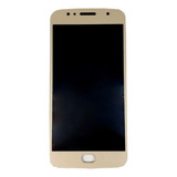 Tela Display Touch Screen S/aro Para Moto G5s Xt1792 Dourado