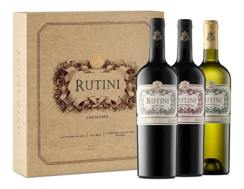 Caja De Vinos Coleccion Rutini Iii - Regalos - Empresarial