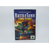 Apenas O Manual - Battletanx Global Assault - Nintendo 64