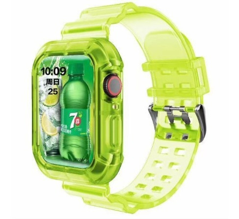 Correa Para Applewatch 38/40/41mm Vintage Neon Amarilla