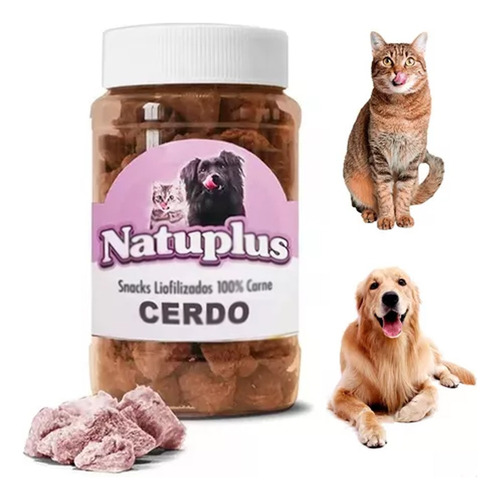 Alimento Snacks Perro Gatos Hurones Cerdo Natuplus X500 Ml