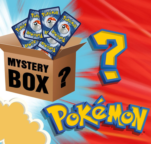 Mystery Box Pokémon Tcg Oro Original 