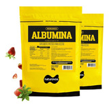 Kit Albumina (2x1kg) Morango Naturovos