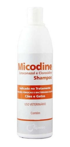 Shampoo Micodine Para Cães E Gatos 500ml