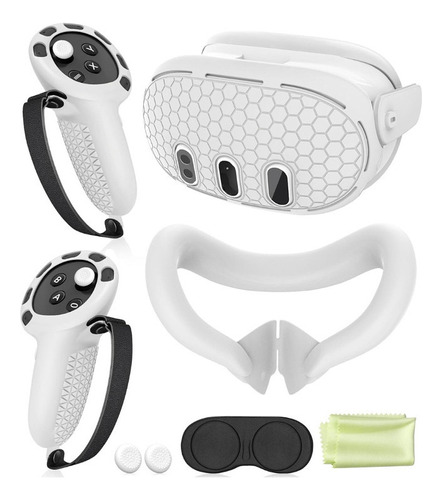 B Kit Accesorios Funda Facial Control Puños Para Meta Quest