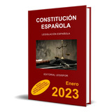 Constitución Española, De Legislación Española. Editorial Independently Published, Tapa Blanda En Español, 2022