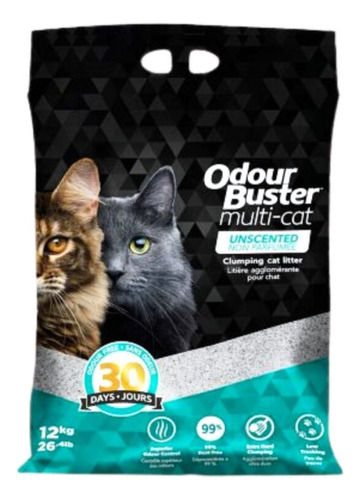 Arena Gato Odour Buster Multicat 12 Kg Ultra Premium - Ar