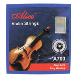 Encordado Para Violin De 1/2 Alice A703