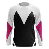 Playera Sublimada Spider Gwen Manga Larga