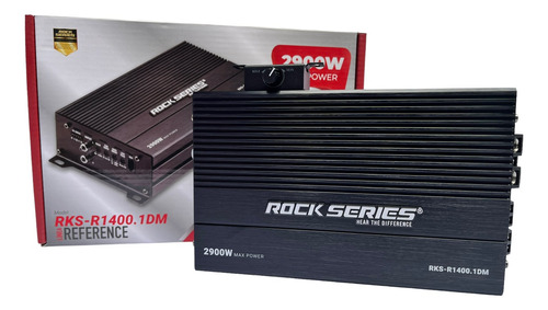 Amplificador Mini Rockseries 1 Canal  Rks-r1400.1dm 1400w 