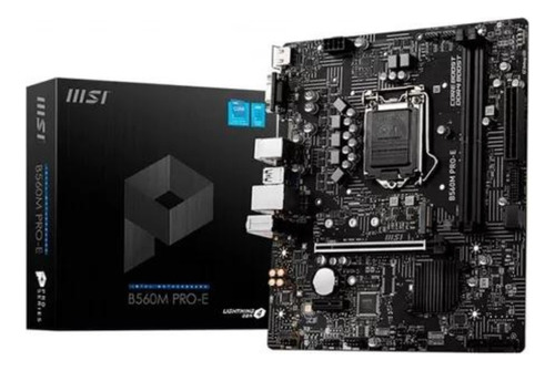 Placa Mãe Msi B560m Pro-e, Intel Lga 1200 Matx