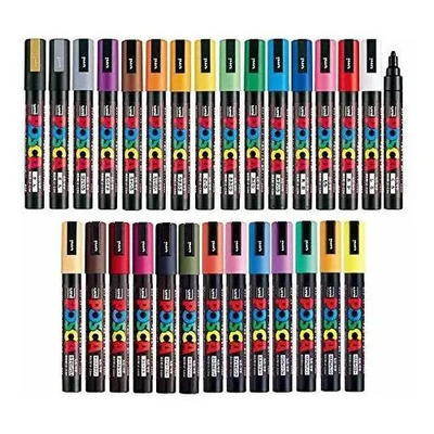 Rotuladores Uni Posca Paint Marker Full Range Bundle Set, Mi | Meses sin interés