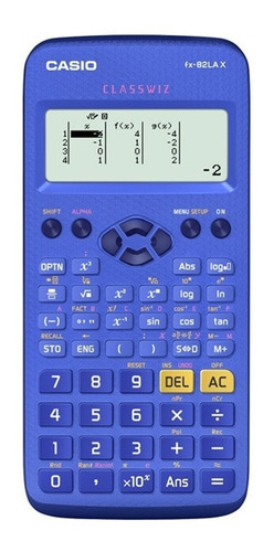 Calculadora Científica Casio Fx-82lax-bu  275 Funciones Mdq