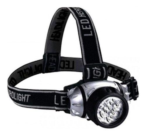 Linterna Minera De Cabeza Con Bincha Regulable 7 Led