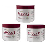 3 Blindagem Regeneradora Shock3 500gr - Nutra Hair