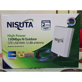 Nisuta Antena Wiucpe310 Gran Alcance, Usb. 33dbm