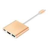 Adaptador Multipuerto 3 En 1 Hub Usb 3.0 4k Hdmi 3 Colores