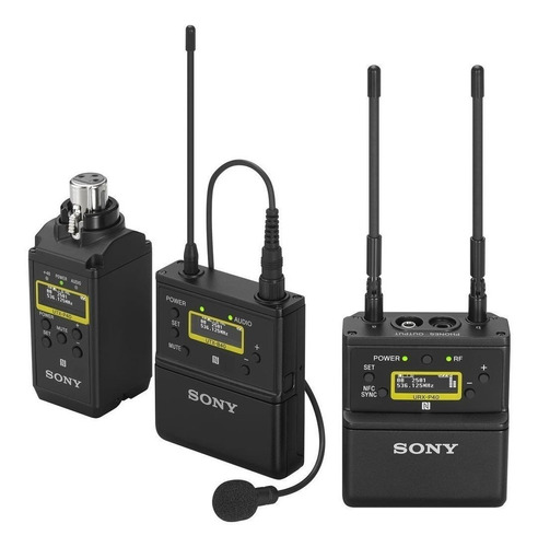 Microfone Sony Uwp-d26 Condensador  Omnidirecional Preto