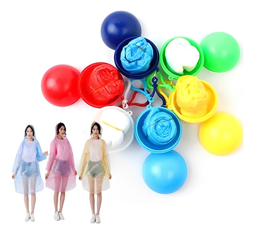 50 Capas Impermeables Portatil Unisex Con Esfera Colores