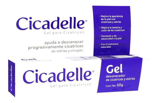 Gel Cicadelle Desvanecedor De Cicatrices 60g Envio Gratis !!