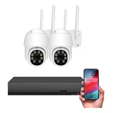 Cámara De Seguridad Cctv Super Hd De 6 Mp, Sistema Wifi Inal