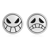 Aretes Anime Plata 925 Mujer Hombre