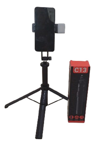 Tripode Palo Selfie Con Bluetooth + Luz Ref C13 Altura 130cm