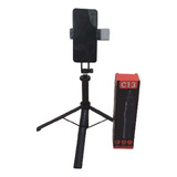 Tripode Palo Selfie Con Bluetooth + Luz Ref C13 Altura 130cm
