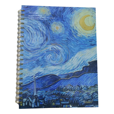 Libreta 100 H Rayadas Profesional Van Gogh Pasta Dura | MercadoLibre