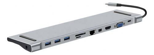 Hub Usb Tipo C 10 En 1 Docking Station