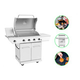 Bbq A Gas Nexgrill 4 Quemadores + Lateral Parrilla Asador