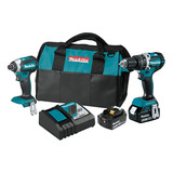 Makita Xt269t 18 V Lxt Taladro De Iones De Litio Sin Escobi.