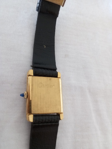 Reloj Cartier Tank Baño Oro De 18 K 