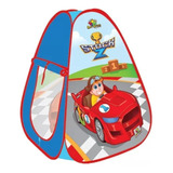 Barraca Retrátil Infantil Menino Carro Corrida Stock Z