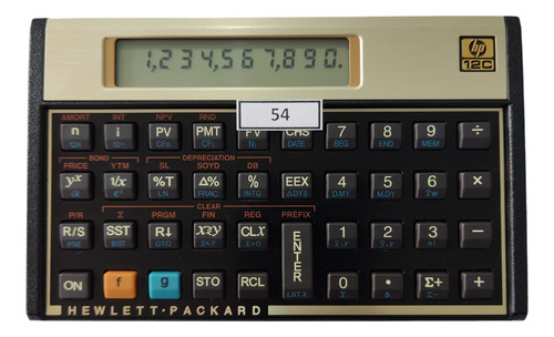 Calculadora Financeira Hp 12c Gold Português Modelo 54