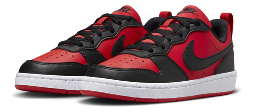 Tenis Para Niños Grandes Nike Court Borough Low Recraft Rojo