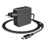 Cargador Para Notebook Tipo-c Lenovo, Asus, Dell, Hp (65w) 