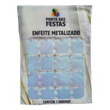 Cortina Metalizada Quadradinhos Shimmer Wall Furta-cor 1x2m