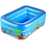 Piscina Inflable Family Pool Niños Rectangular 130cm