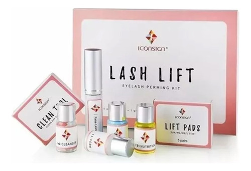 Kit Lash Lifiting Profissional Cilios Eyelash Pads Clean Off