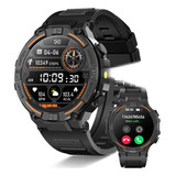 Reloj Inteligente Hombre Linterna Bluetooth Llamada Militar