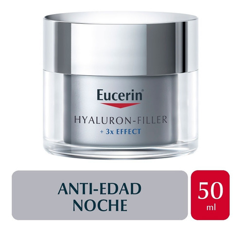 Eucerin Hyaluron Filler Crema Noche Rellena Arrugas Antiedad