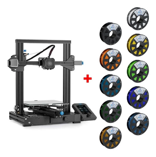 Super Pack :: Impresora 3d Ender 3 V2 + 10 Pla Printalot