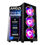 Pc Gamer Fácil Intel I5 9400f 16gb Ddr4 Rx 550 4gb Ssd 480gb